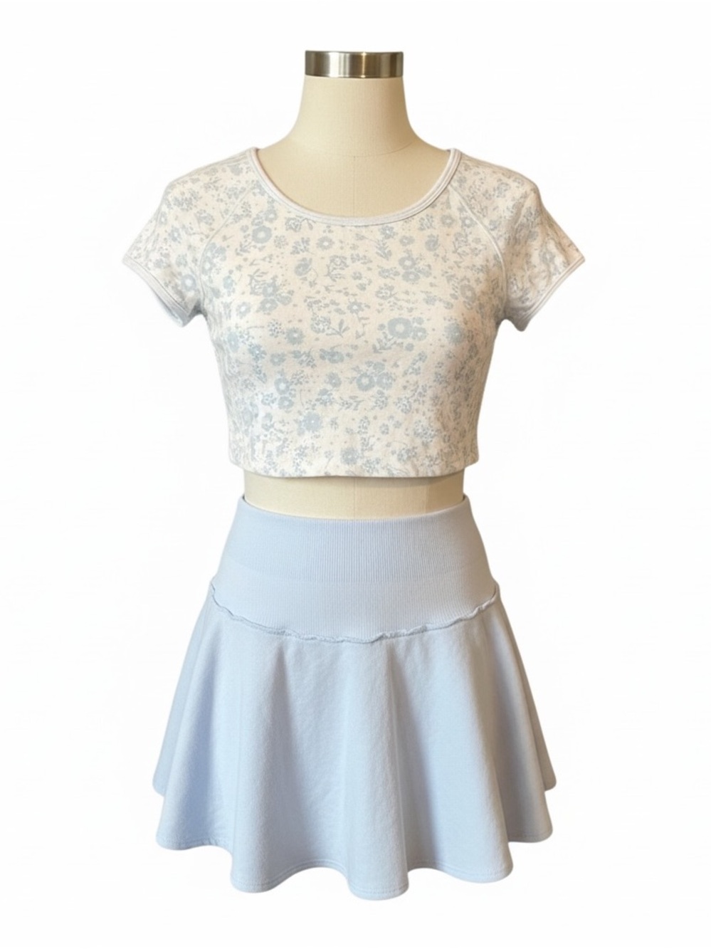 Matching Skort and Cropped Top Set